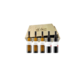 Holzkiste "Frühlingsfreude" [5x70cl]