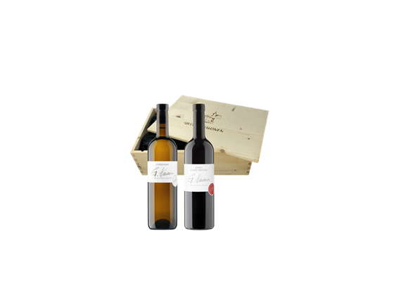 Holzkiste "Geschenkklassiker" [2x70cl]