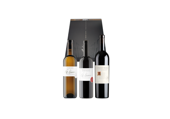 Weinbox "Ernte - das Geschenk der Reben" [2x70cl 1x75cl]