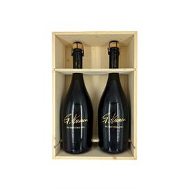 Caise en bois "New Years Eve" [2x75cl]