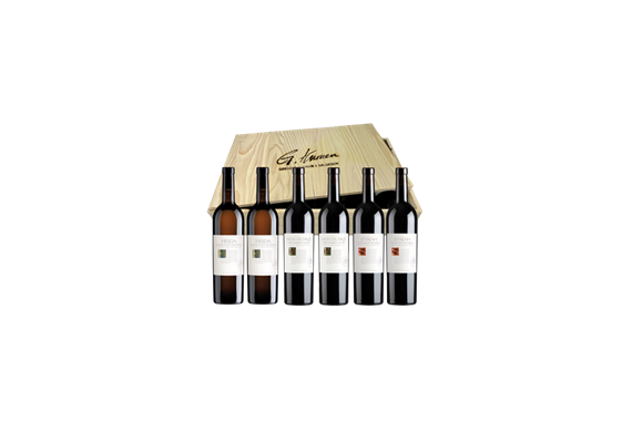 Caisse en bois "Automne" [6x75cl]